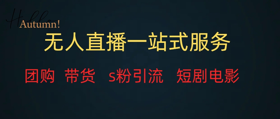 （7654期）无人直播全套服务，变现稳定-云帆学社