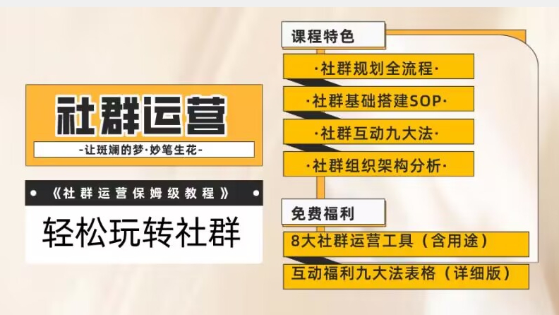 【社群运营】保姆式教程：九大互动法，八款社群运营工具助你轻松玩转社群【揭秘】-云帆学社