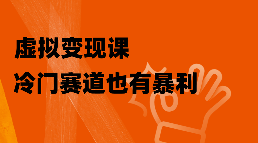 （8219期）虚拟变现课，冷门赛道也有暴利，手把手教你玩转冷门私域-云帆学社