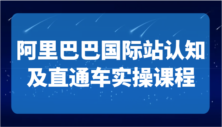 阿里巴巴国际站认知及直通车实操课-国际地产逻辑、国际站运营定位、TOP商家运营思路-云帆学社