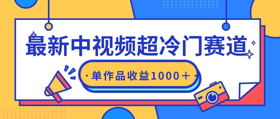 （9275期）最新中视频超冷门赛道，轻松过原创，单条视频收益1000＋-云帆学社