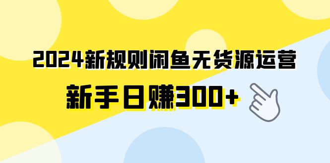 （9522期）2024新规则闲鱼无货源运营新手日赚300+-云帆学社