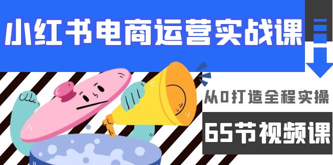 （9724期）小红书电商运营实战课，​从0打造全程实操（65节视频课）-云帆学社