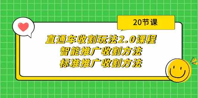 直通车收割玩法2.0课程：智能推广收割方法+标准推广收割方法（20节课）-云帆学社