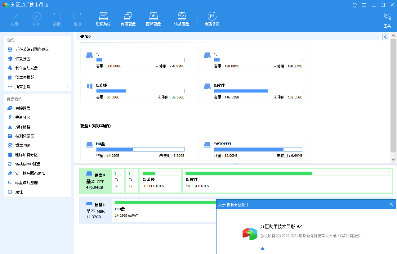 分区助手技术员v10.3.1特别版-云帆学社