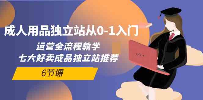 成人用品独立站从0-1入门，运营全流程教学，七大好卖成品独立站推荐（6节课）-云帆学社