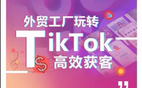 外贸工厂玩转TikTok高效获客，多种引流方式与账号定位技巧，拆解爆款短视频打造成功案例-云帆学社