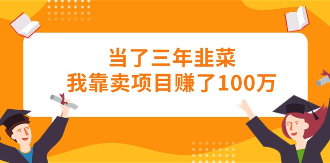 （10725期）当了三年韭菜我靠卖项目赚了100万-云帆学社