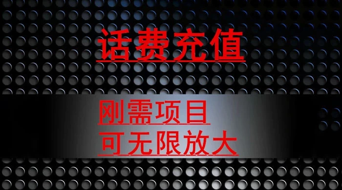 最新蓝海项目，刚需赛道，95 折充话费月入 5 位数-云帆学社