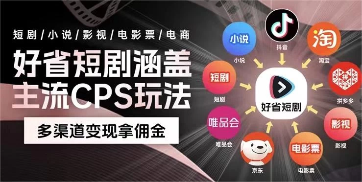 最新爆火好省短剧推广项目，傻瓜式操作日入 1000+ 上不封顶-云帆学社