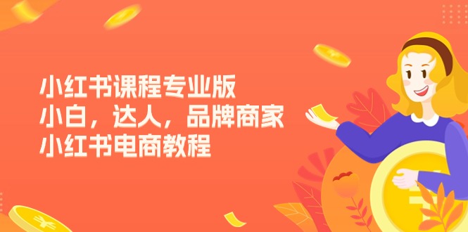 （11022期）小红书课程专业版，小白，达人，品牌商家，小红书电商教程（15节）-云帆学社