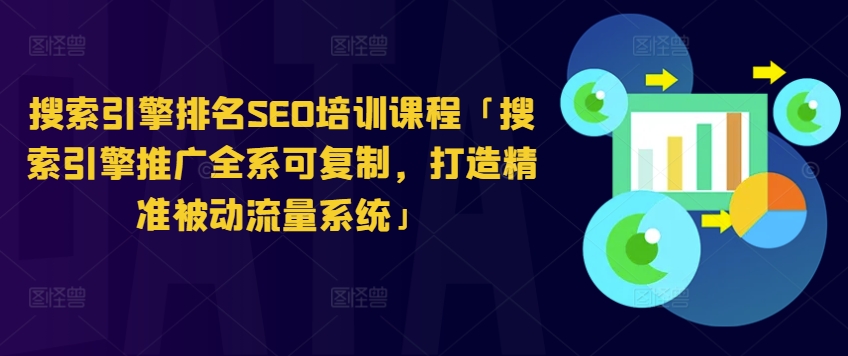 搜索引擎排名SEO培训课程「搜索引擎推广全系可复制，打造精准被动流量系统」-云帆学社