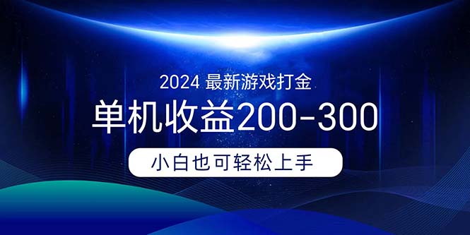 （11542期）2024最新游戏打金单机收益200-300-云帆学社