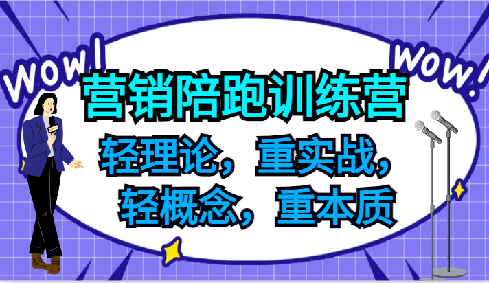 营销陪跑训练营，轻理论，重实战，轻概念，重本质，适合中小企业和初创企业的老板-云帆学社