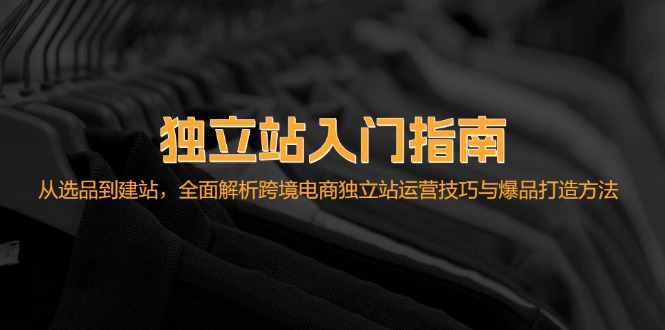 （12882期）独立站入门指南：从选品到建站，全面解析跨境电商独立站运营技巧与爆品…-云帆学社