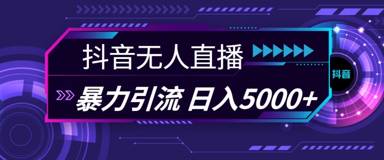 抖音快手视频号全平台通用无人直播引流法，利用图片模板和语音话术，暴力日引流100+创业粉-云帆学社