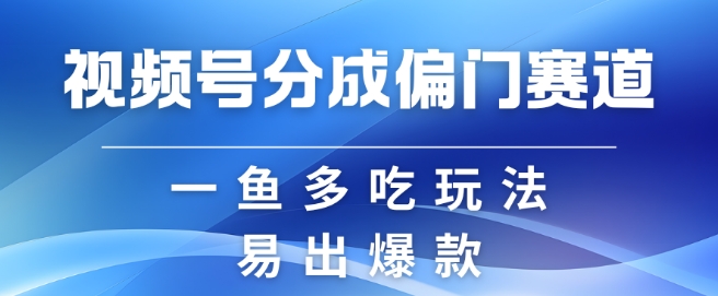 视频号创作者分成计划偏门类目，容易爆流，实拍内容简单易做-云帆学社