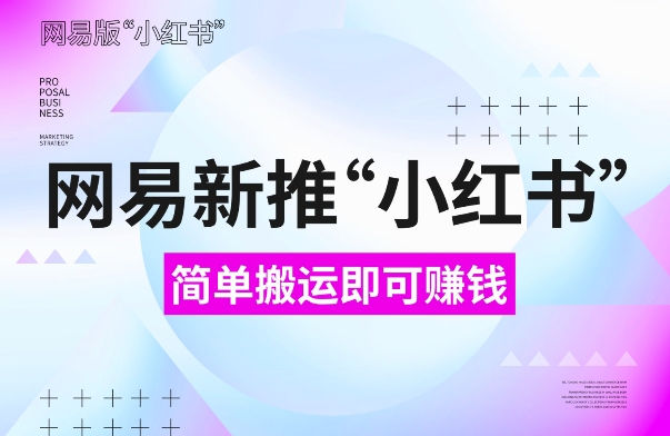 网易官方新推“小红书”，搬运即有收益，新手小白千万别错过(附详细教程)-云帆学社